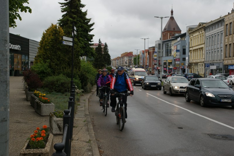 Prezydent Jedliński na czele rowerzystów