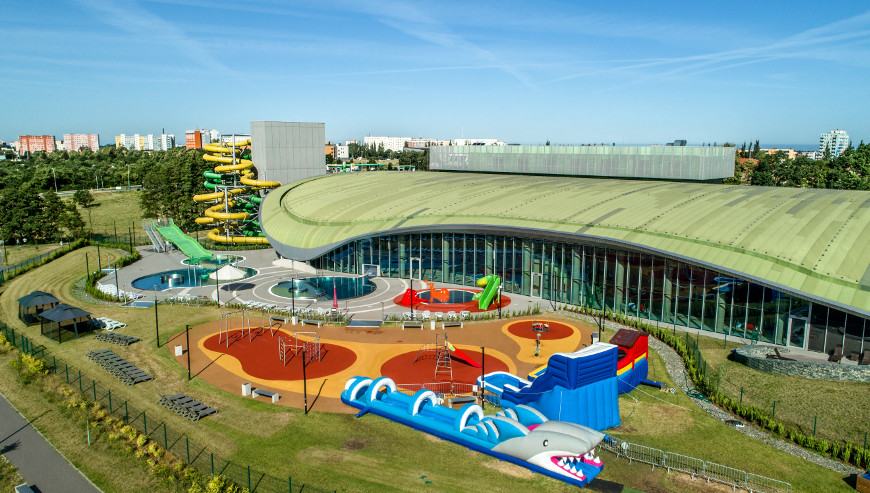 Park Wodny Koszalin - zdjęcie z drona