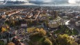 Na zdjęciu Koszalin z lotu ptaka