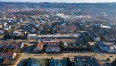 zdjęcie przedstawia panoramę terenu Dzierżęcin - Lubiatowo