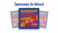 Grafika przedstawia okładkę Almanachu Kultury Koszalińskiej 2022 utrzymaną w kolorach indygo, czerwonym i pomarańczowym.