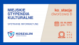 Grafika na beżowym tle przedstawia niebieski napis z tytułem i terminem wydarzenia.