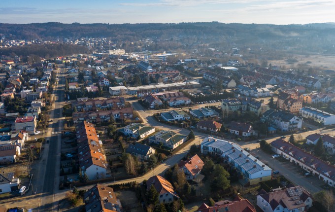 panorama terenu Dzierżęcin - Lubiatowo