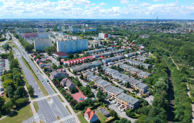 panorama Koszalina