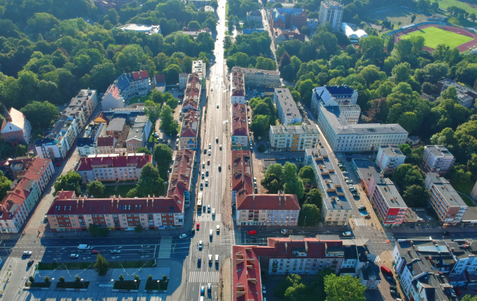 panorama Koszalina