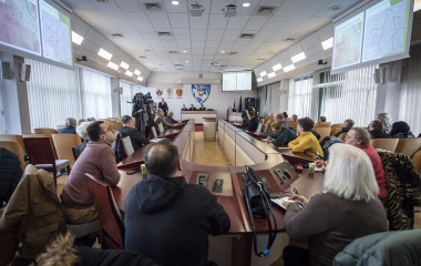 Spotkanie z mieszkańcami sala konferencyjna