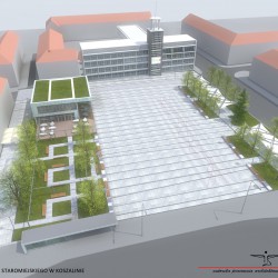 Wizualny projekt przebudowy Rynku Staromiejskiego w Koszalinie 