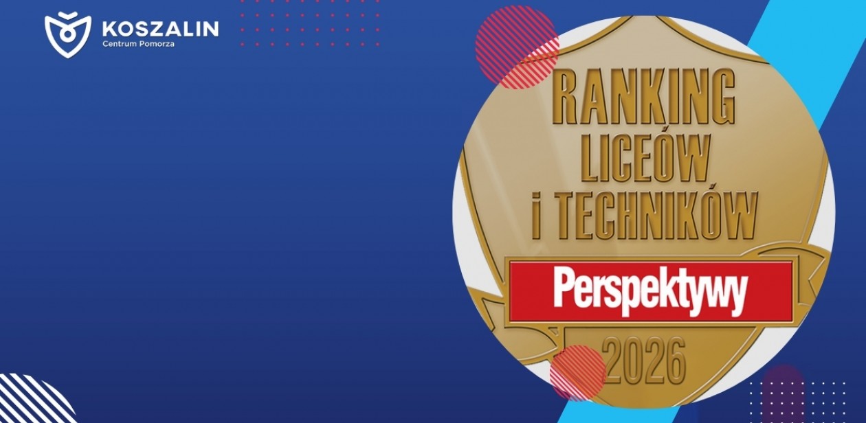 Na grafice znajduje się tarcza związana z rankingiem Szkół Ponadpodstawowych