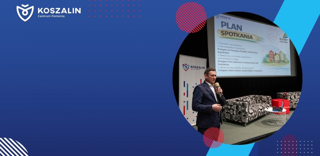 Na grafice znajduje się Prezydent Miasta na spotkaniu dot. rewitalizacji.