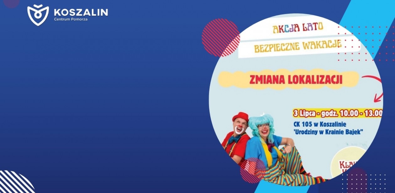 Na grafice znajdują się klauni