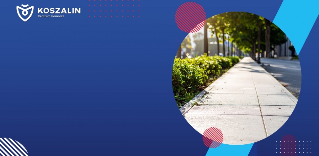 Na grafice znajduje się chodnik.