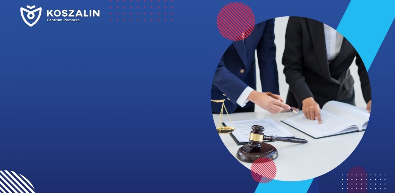 Na grafice znajduje się prawnik