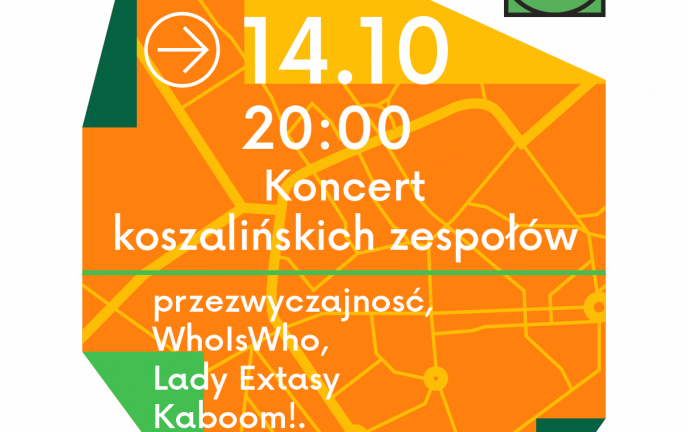 Grafika zapowiada koncert koszalińskich zespołów