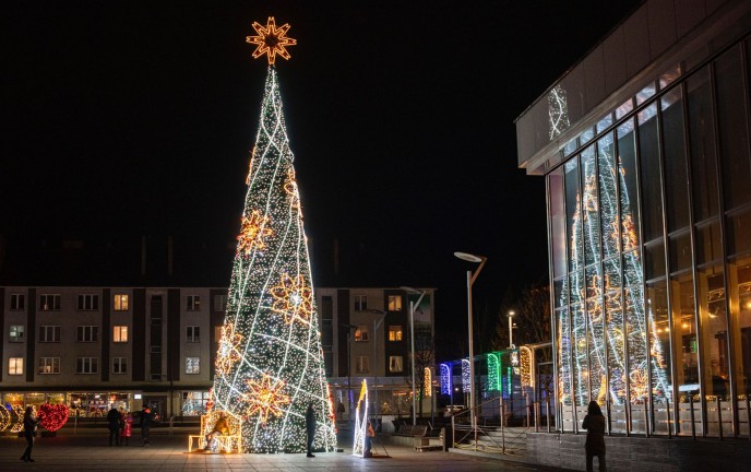 Iluminacje świąteczne w Koszalinie w 2024 roku 