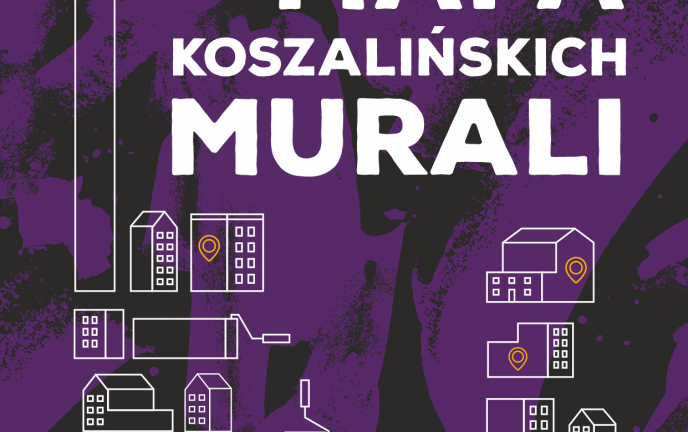 Plakat akcji Mapa Koszalińskich Murali