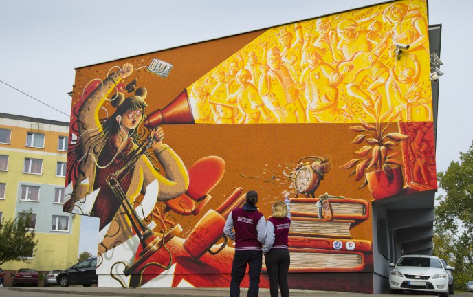 Nowy mural Cukina