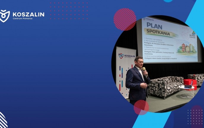 Na grafice znajduje się Prezydent Miasta na spotkaniu dot. rewitalizacji.