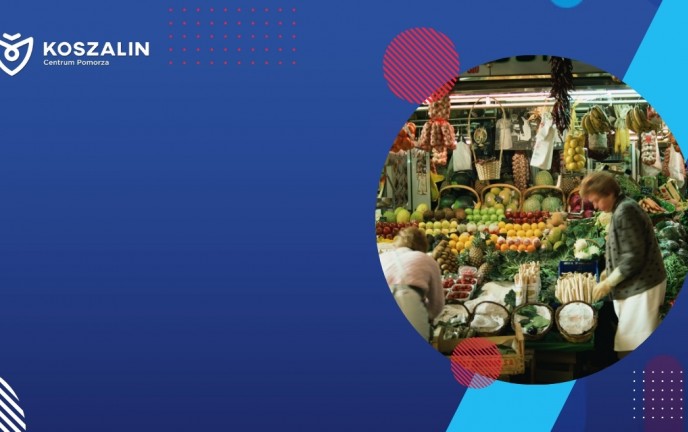 zdjęcie przedstawia targowisko miejskie 