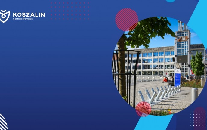 Na grafice znajduje ratusz.