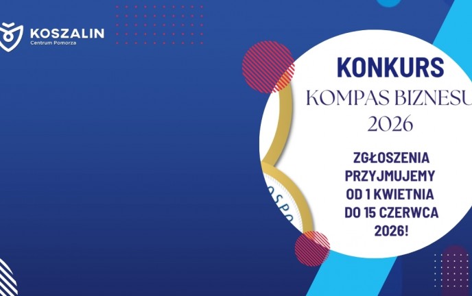grafika informująca o konkursie niebiesko czerwona 