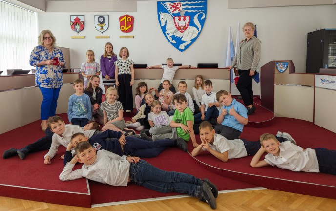 Odwiedziny uczniów ze Szkoły Podstawowej nr 10 w Koszalinie