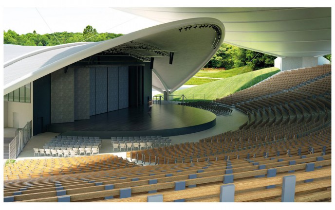 Na zdjęciu wizualizacja amfiteatru w Koszalinie