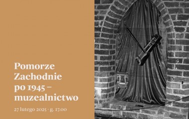 Na zdjęciu widać kawałek ceglanej ściany. Obok na ciemnożółtym tle widnieje tytuł i termin spotkania.