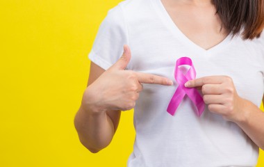 Na zdjęciu: badanie mammograficznym