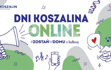 Grafika z tekstem "Dni Koszalina 2020"