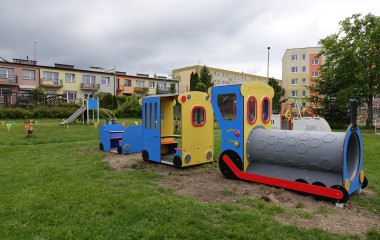 Na zdjęciu plac zabaw Przedszkola nr 35 w Koszalinie