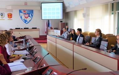 Na zdjęciu spotkanie z przedstawicielami Urzędu Miejskiego w Gorzowie