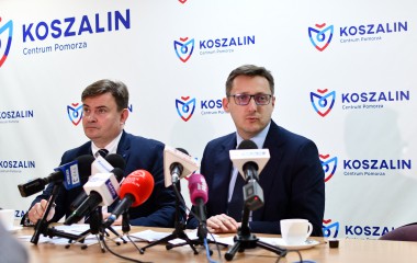 Tomasz Czuczak i Robert Grabowski na konferencji prasowej