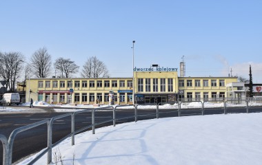 Na zdjęciu znajduje się Dworzec w Koszalinie