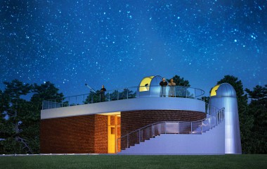 Obserwatorium astronomiczne - wizualizacja