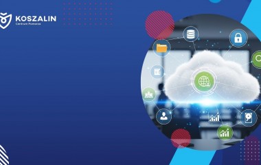 Grafika przedstawiająca usługi informatyczne w chmurze