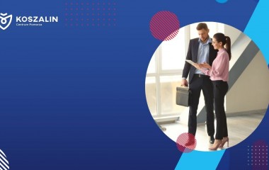 Na grafice znajduje się rozmawiająca kobieta i mężczyzna.